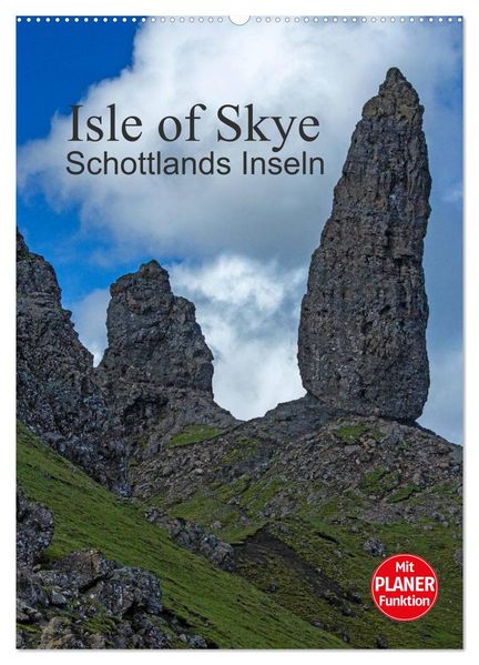 Isle of Skye - Schottlands Inseln - Familienplaner (Wandkalender 2026 DIN A2 hoch) CALVENDO Monatskalender