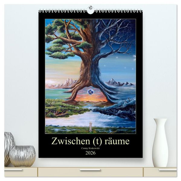 Zwischen (t) räume (hochwertiger Premium Wandkalender 2026 DIN A2 hoch) Kunstdruck in Hochglanz