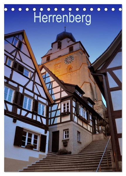 Herrenberg (Tischkalender 2026 DIN A5 hoch) CALVENDO Monatskalender