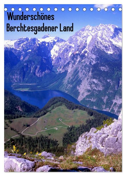 Wunderschönes Berchtesgadener Land (Tischkalender 2026 DIN A5 hoch) CALVENDO Monatskalender