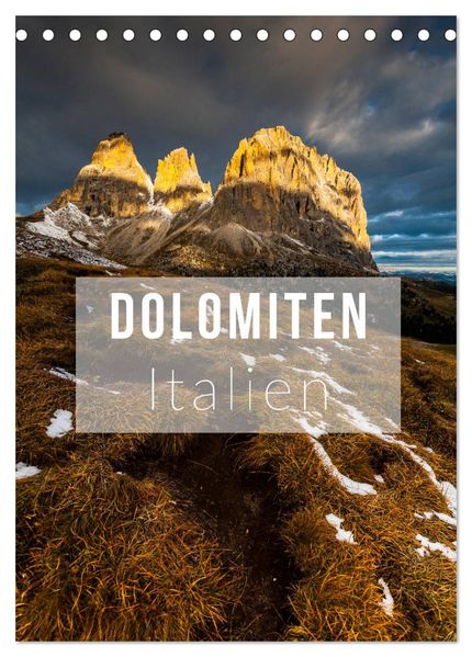 Dolomiten. Italien (Tischkalender 2026 DIN A5 hoch) CALVENDO Monatskalender