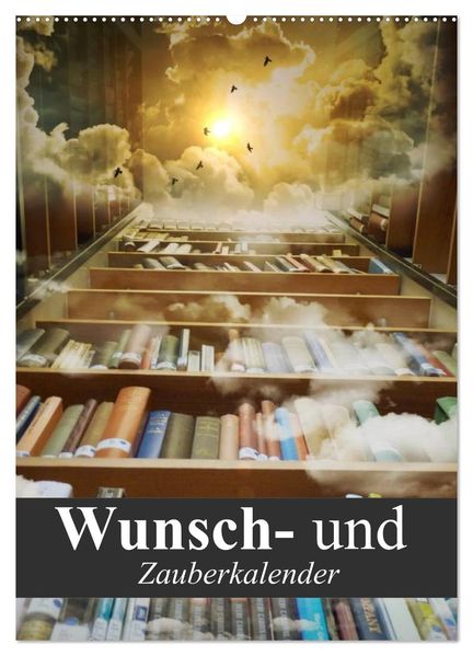Wunsch- und Zauberkalender (Wandkalender 2026 DIN A2 hoch) CALVENDO Monatskalender