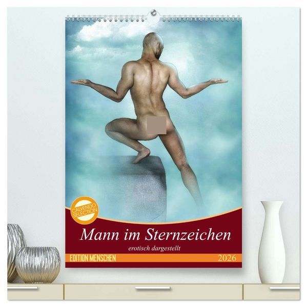 Mann im Sternzeichen (hochwertiger Premium Wandkalender 2026 DIN A2 hoch) Kunstdruck in Hochglanz