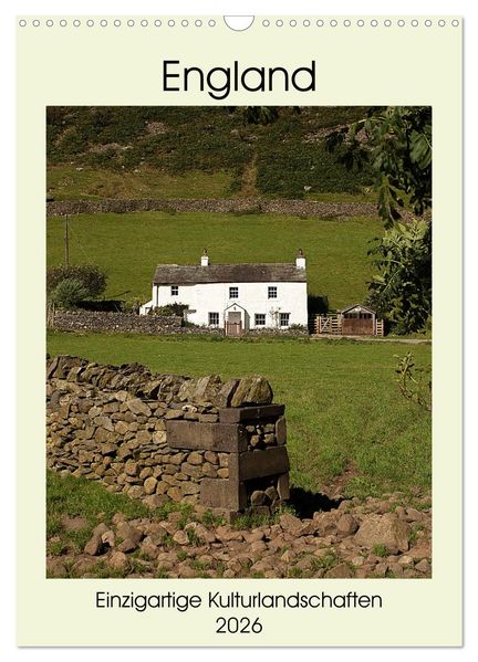 England - Einzigartige Kulturlandschaften (Wandkalender 2026 DIN A3 hoch) CALVENDO Monatskalender
