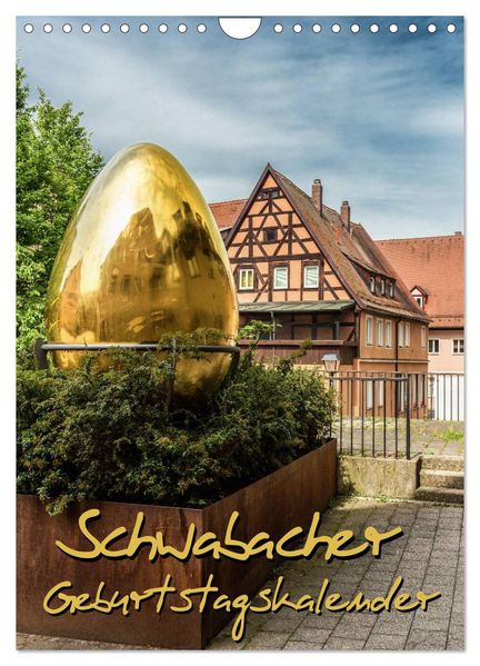 Schwabach Geburtstagskalender (Wandkalender 2026 DIN A4 hoch) CALVENDO Monatskalender