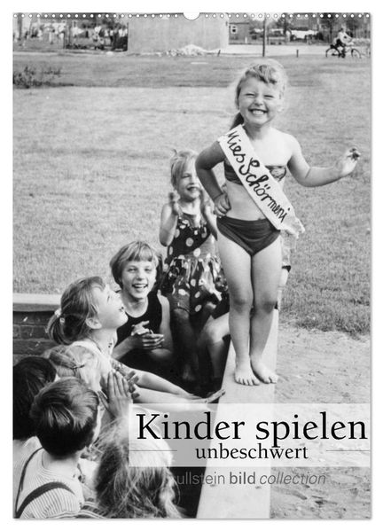Kinder spielen - unbeschwert (Wandkalender 2026 DIN A2 hoch) CALVENDO Monatskalender