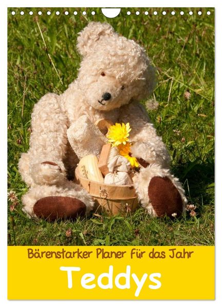 Bärenstarker Planer für das Jahr - Teddys (Wandkalender 2026 DIN A4 hoch) CALVENDO Monatskalender
