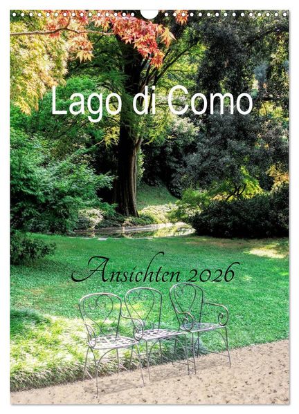 Lago di Como Ansichten 2026 (Wandkalender 2026 DIN A3 hoch) CALVENDO Monatskalender