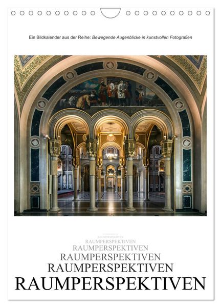 Raumperspektiven (Wandkalender 2026 DIN A4 hoch) CALVENDO Monatskalender
