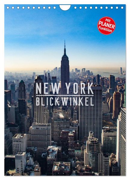 New York - Blickwinkel (Wandkalender 2026 DIN A4 hoch) CALVENDO Monatskalender