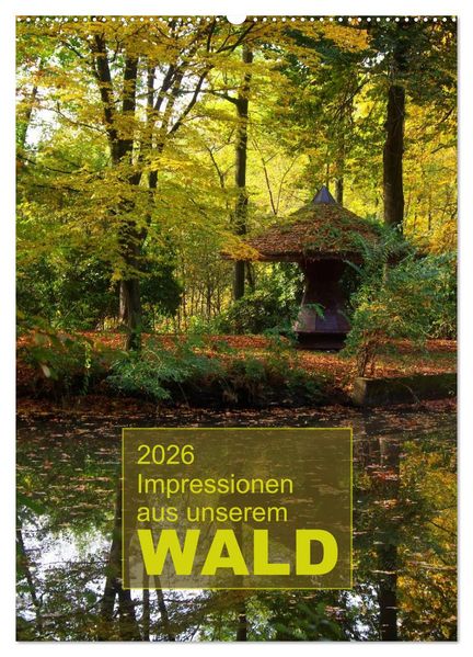 Impressionen aus unserem Wald (Wandkalender 2026 DIN A2 hoch) CALVENDO Monatskalender