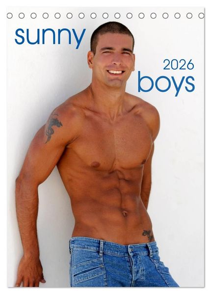 Sunny Boys (Tischkalender 2026 DIN A5 hoch) CALVENDO Monatskalender