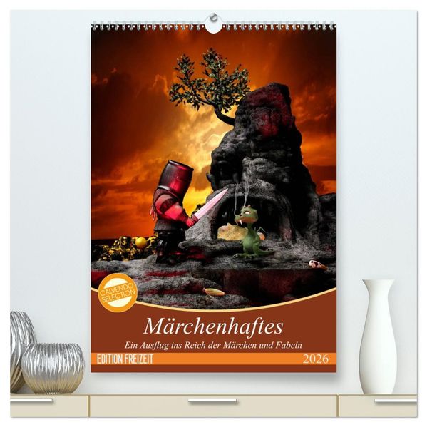 Märchenhaftes (hochwertiger Premium Wandkalender 2026 DIN A2 hoch) Kunstdruck in Hochglanz