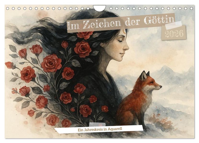 Im Zeichen der Göttin (Wandkalender 2026 DIN A4 quer) CALVENDO Monatskalender