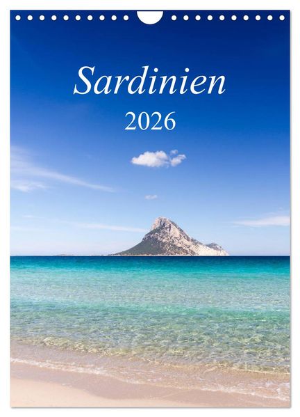 Sardinien (Wandkalender 2026 DIN A4 hoch) CALVENDO Monatskalender