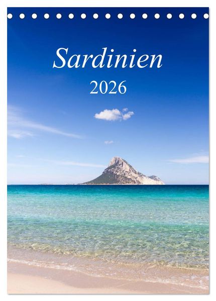 Sardinien (Tischkalender 2026 DIN A5 hoch) CALVENDO Monatskalender
