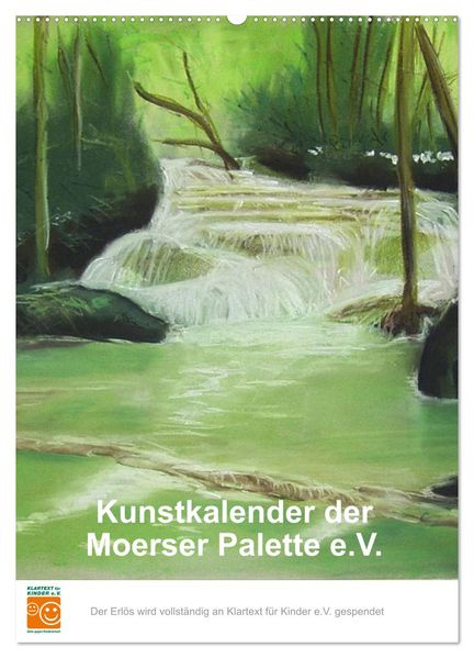 Kunstkalender der Moerser Palette e.V. (Wandkalender 2026 DIN A2 hoch) CALVENDO Monatskalender