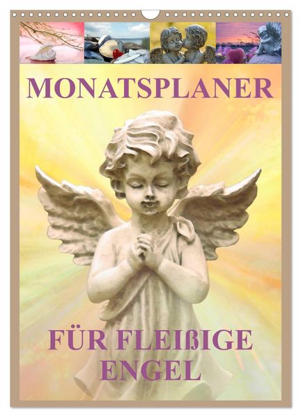 Monatsplaber für fleißige Engel (Wandkalender 2026 DIN A3 hoch) CALVENDO Monatskalender