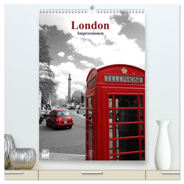 London - Impressionen (hochwertiger Premium Wandkalender 2026 DIN A2 hoch) Kunstdruck in Hochglanz