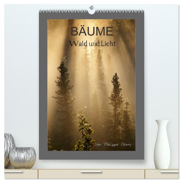 BÄUME (hochwertiger Premium Wandkalender 2026 DIN A2 hoch) Kunstdruck in Hochglanz