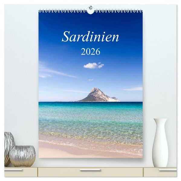 Sardinien (hochwertiger Premium Wandkalender 2026 DIN A2 hoch) Kunstdruck in Hochglanz