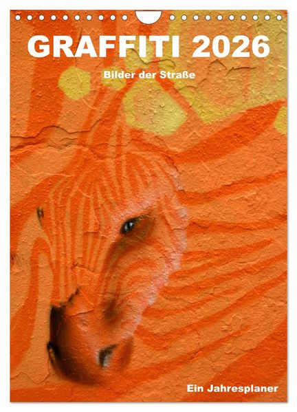 GRAFFITI 2026 / Planer (Wandkalender 2026 DIN A4 hoch) CALVENDO Monatskalender