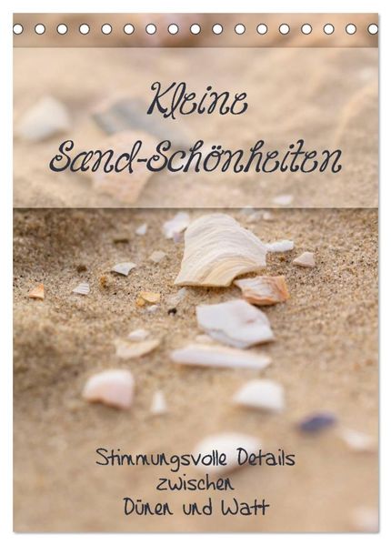 Kleine Sand-Schönheiten / Familienplaner (Tischkalender 2026 DIN A5 hoch) CALVENDO Monatskalender