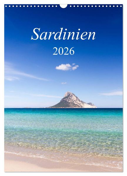 Sardinien (Wandkalender 2026 DIN A3 hoch) CALVENDO Monatskalender