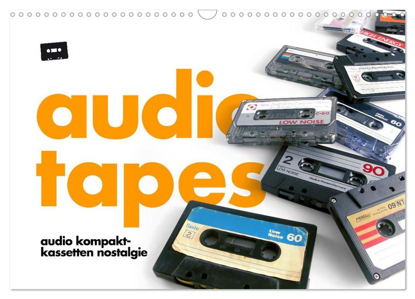 Audio Tapes (Wandkalender 2026 DIN A3 quer) CALVENDO Monatskalender