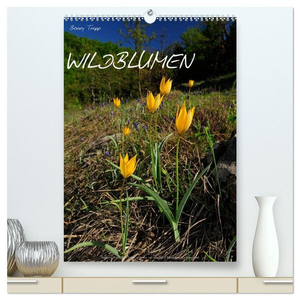 WILDBLUMEN (hochwertiger Premium Wandkalender 2026 DIN A2 hoch) Kunstdruck in Hochglanz