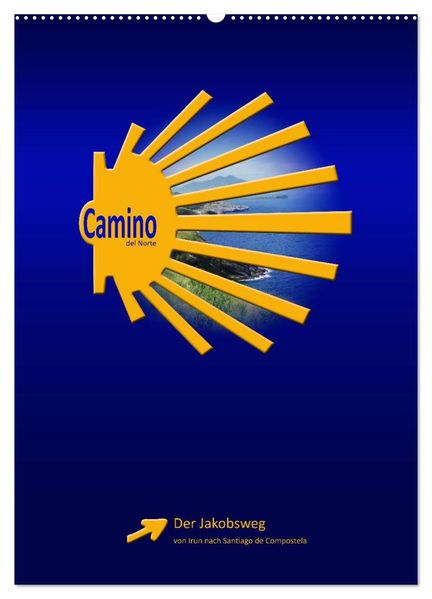 Camino del Norte (Wandkalender 2026 DIN A2 hoch) CALVENDO Monatskalender