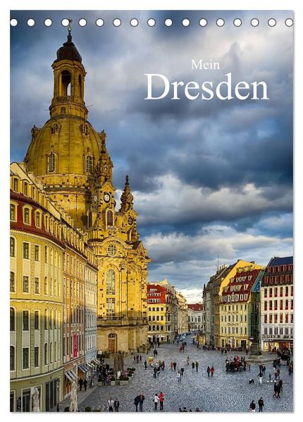 Mein Dresden (Tischkalender 2026 DIN A5 hoch) CALVENDO Monatskalender