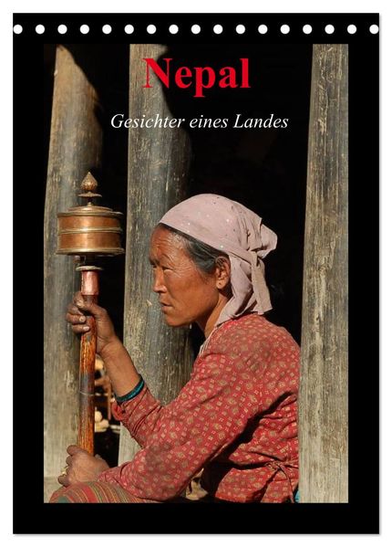Nepal - Gesichter eines Landes (Tischkalender 2026 DIN A5 hoch) CALVENDO Monatskalender