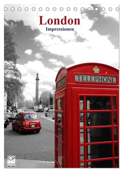 London - Impressionen (Tischkalender 2026 DIN A5 hoch) CALVENDO Monatskalender