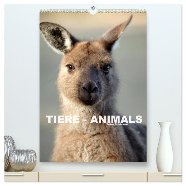 Tiere - Animals (hochwertiger Premium Wandkalender 2026 DIN A2 hoch) Kunstdruck in Hochglanz