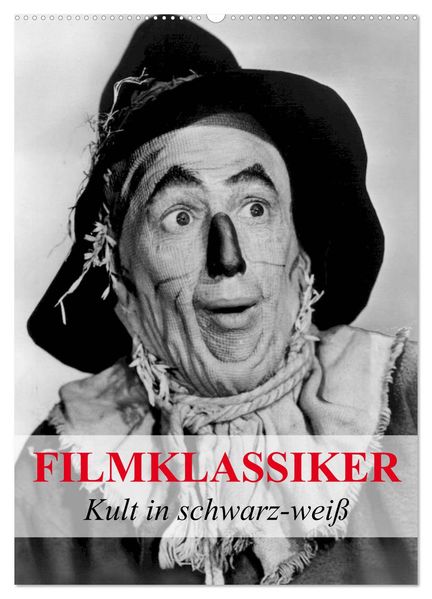 Filmklassiker - Kult in schwarz-weiß (Wandkalender 2026 DIN A2 hoch) CALVENDO Monatskalender