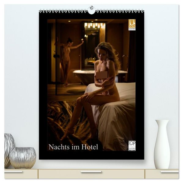 Nachts im Hotel (hochwertiger Premium Wandkalender 2026 DIN A2 hoch) Kunstdruck in Hochglanz