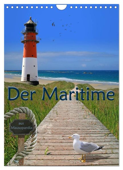 Der Maritime aus Mausopardia (Wandkalender 2026 DIN A4 hoch) CALVENDO Monatskalender