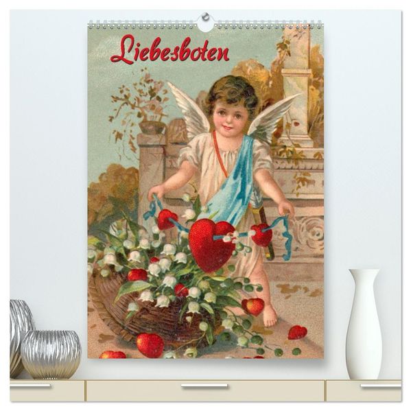 Liebesboten (hochwertiger Premium Wandkalender 2026 DIN A2 hoch) Kunstdruck in Hochglanz
