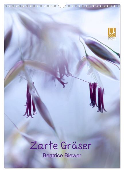 Zarte Gräser (Wandkalender 2026 DIN A3 hoch) CALVENDO Monatskalender