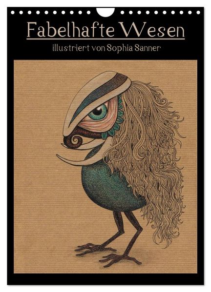 Fabelhafte Wesen / Geburtstagskalender (Wandkalender 2026 DIN A4 hoch) CALVENDO Monatskalender