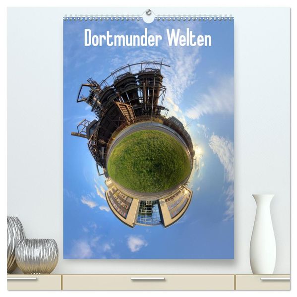Dortmunder Welten (hochwertiger Premium Wandkalender 2026 DIN A2 hoch) Kunstdruck in Hochglanz