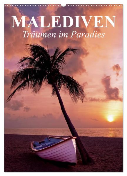 Malediven - Träumen im Paradies (Wandkalender 2026 DIN A2 hoch) CALVENDO Monatskalender