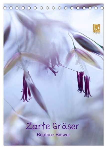 Zarte Gräser (Tischkalender 2026 DIN A5 hoch) CALVENDO Monatskalender