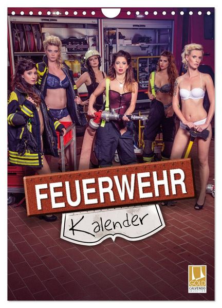 Feuerwehrkalender 2026 (Wandkalender 2026 DIN A4 hoch) CALVENDO Monatskalender
