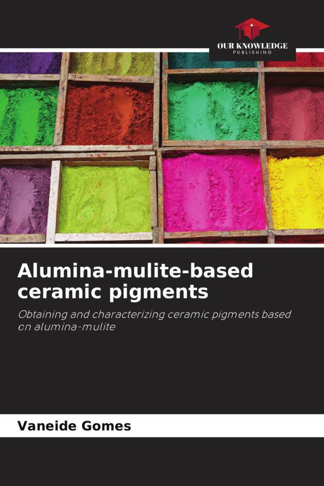 Alumina-mulite-based ceramic pigments