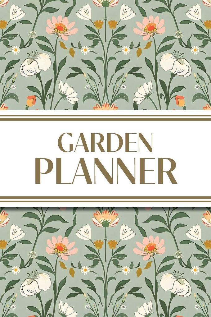 Garden Planner (Cottagecore Spring Mirrored Pattern)
