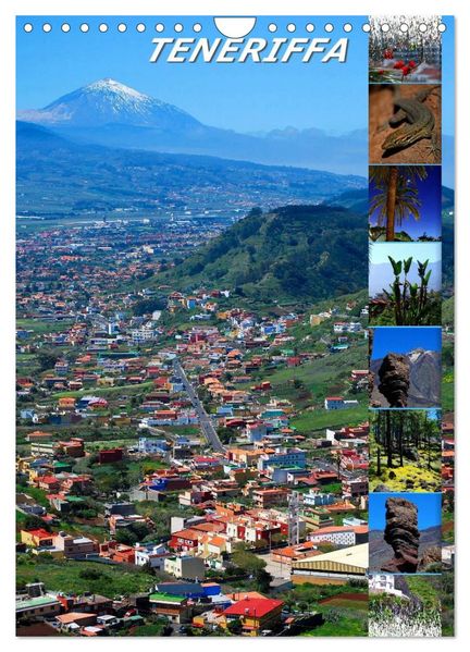 TENERIFFA (Wandkalender 2026 DIN A4 hoch) CALVENDO Monatskalender