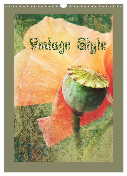 Vintage Style (Wandkalender 2026 DIN A3 hoch) CALVENDO Monatskalender