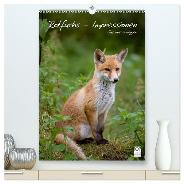 Rotfuchs - Impressionen (hochwertiger Premium Wandkalender 2026 DIN A2 hoch) Kunstdruck in Hochglanz